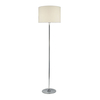 Dar Delta Floor Lamp - Polished Chrome