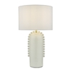 Dar Dolce Ceramic Table Lamp With Shade - White