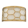 Dar Epstein Flush Wall Light - Gold Leaf