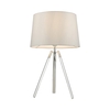 Dar Griffith Table Lamp - Polished Chrome