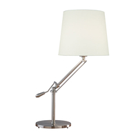 Dar Infusion Table Lamp - Satin Chrome