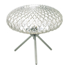 Dar Large Bibiana Glass Table Lamp - Clear