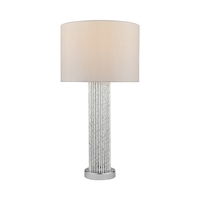Dar Lazio Table Lamp - Silver