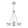 Dar Livia 6 Light LED Ceiling Pendant - Polished Nickel