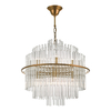 Dar Lukas Glass Chandelier - Antique Gold
