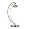 Dar Luther Crystal Table Lamp - Polished Chrome
