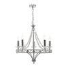 Dar Mabry 5 Arm Chandelier - Crystal