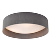 Dar Nysa Large Flush Ceiling Light - Grey