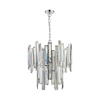 Dar Odile Crystal Chandelier - Polished Chrome