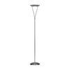 Dar Opus Uplighter Floor Lamp - Satin Chrome