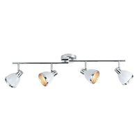Dar Osaka 4 Light Spotlight Bar - Gloss White