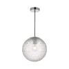 Dar Ossian Glass Ceiling Pendant Light - Clear