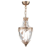 Dar Ottoman Glass Ceiling Pendant Light - French Gold