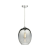 Dar Patrice Glass Ceiling Pendant Light - Silver