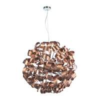 Dar Rawley Ceiling Pendant Light - Brushed Copper