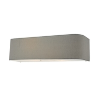 Dar Ronda Flush Wall Light - Grey