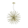 Dar Sagan 6 Arm Ceiling Pendant Light - Gold