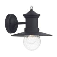 Dar Sedgewick Outdoor Wall Light - Black