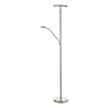Dar Shelby LED Mother and Child Floor Lamp - Nickel