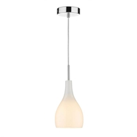 Dar Soho Ceiling Pendant Light - White