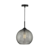 Dar Soren Glass Ceiling Pendant Light - Smoked