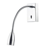 Dar Tadley LED Reading Light - Polished Chrome