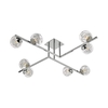 Dar Taghrid 8 Arm Semi-Flush Ceiling Light - Chrome