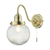 Dar Tamara Wall Light - Antique Brass