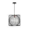 Dar Taplow Ceiling Pendant Light - Black