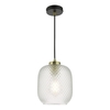 Dar Tehya Light Pendant- - Black & Gold