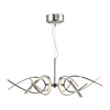 Dar Tetra 6 Arm LED Ceiling Pendant Light - Polished Chrome