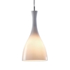 Dar Tone Glass Ceiling Pendant Light - White