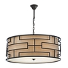Dar Tumola 4 Light Ceiling Pendant Light - Bronze