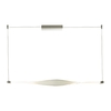 Dar Twist LED Bar Ceiling Pendant Light - Silver