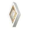 Dar Vaeda LED Flush Wall Light - Crystal