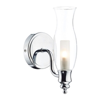 Dar Vestry Wall Light - Polished Chrome