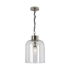 Dar Vizor Ceiling Pendant Light - Nickel