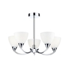 Dar Watson 5 Arm Semi Flush Ceiling Light