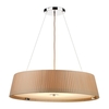 Dar Wheel 5 Light Ceiling Pendant Light - Taupe