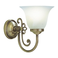 Dar Woodstock Wall Light - Antique Brass