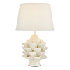Dar Zala Ceramic Table Lamp - Cream