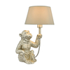 Dar Zira Monkey Table Lamp - Silver