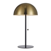Dome Table Lamp - Black & Brass