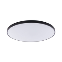 Edit Agnes 32W Warm White LED Round Flush Light - Black