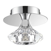 Edit Alli Flush Ceiling Light - Chrome