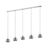 Edit Alma 5 Light Bar Ceiling Pendant - Chrome