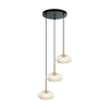 Edit Anita 3 Light Glass Cascade Ceiling Pendant - Clear