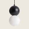 Edit Apolo Ceiling Pendant Light - White and Black