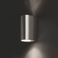 Edit Arris Outdoor Up & Down Wall Light - Brushed Chrome