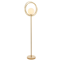 Edit Aston Floor Lamp - White & Gold